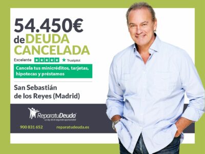 Repara tu Deuda cancela 54.450€ en San Sebastián de los Reyes (Madrid) con la Ley de Segunda Oportunidad