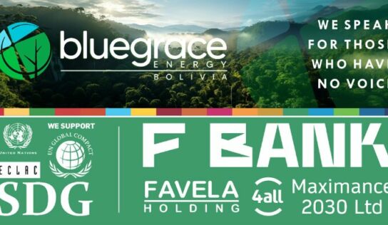 Bluegrace Energy Bolivia contribuye a la creación del Banco de la Favela en Brasil