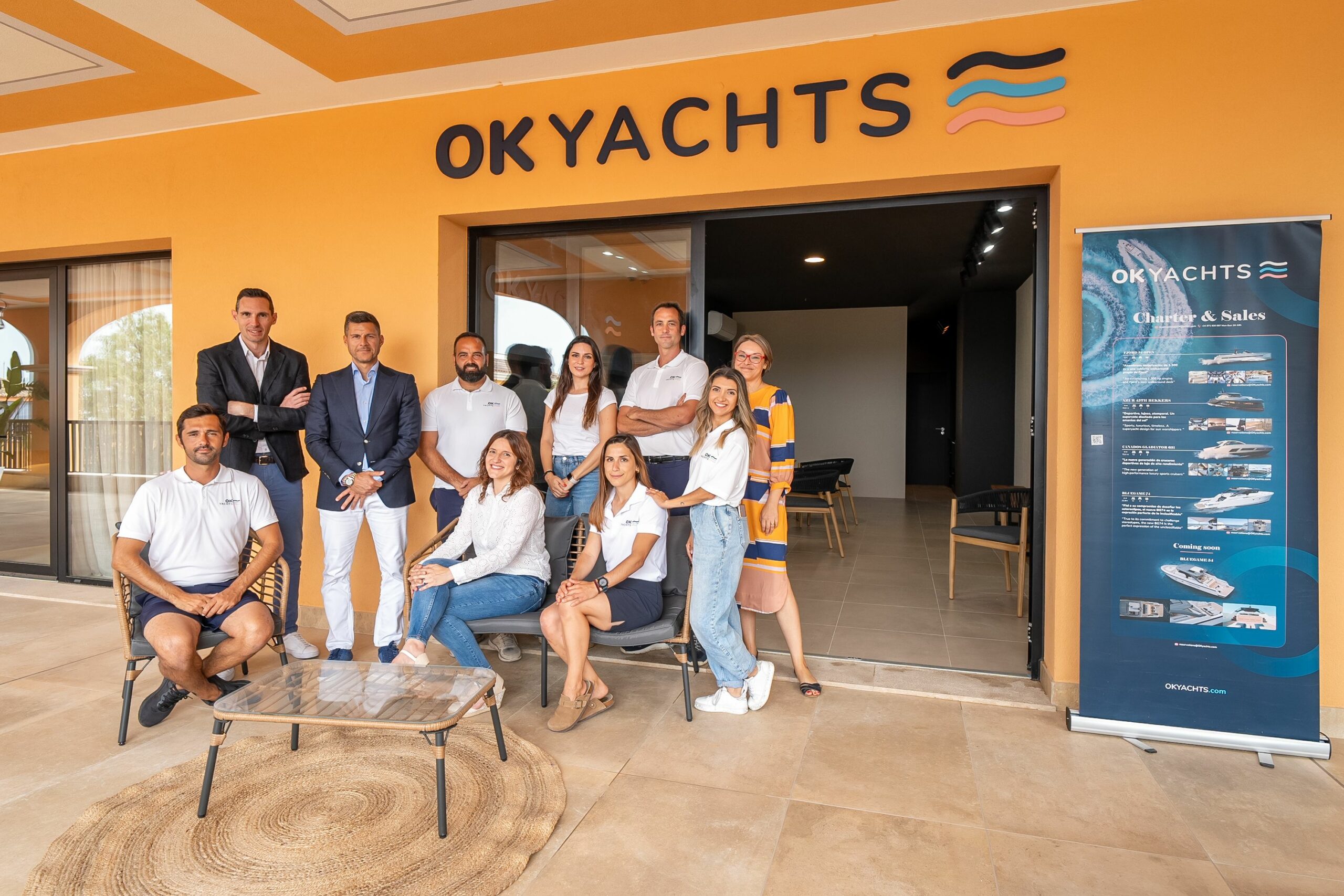 Team OK Yachts Nueva sede Puerto Portals scaled