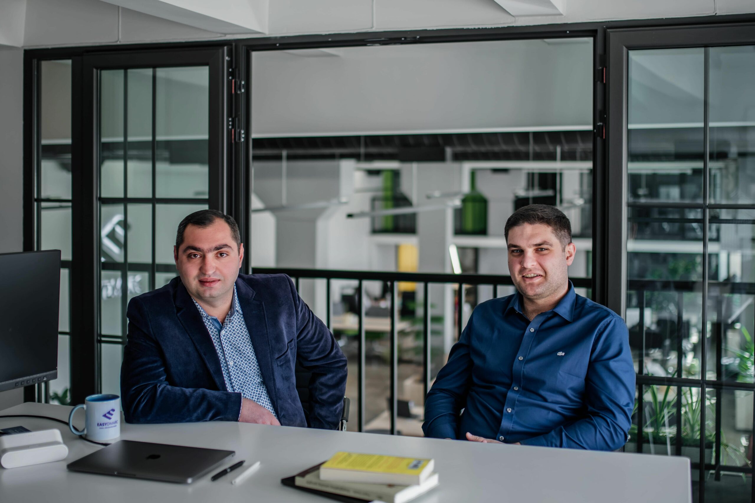 EasyDMARC founders Gerasim Hovhannisyan Avag Arakelyan 1 min 1 scaled