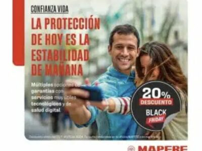 MAPFRE se une al Black Friday con el 20% de descuento en una selección de sus seguros de vida y accidentes