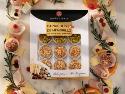 Santa Teresa innova para rejuvenecer un clásico de la gastronomía: Caprichos de Membrillo con frutos secos