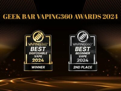 La doble victoria de Geek Bar en los Premios Anuales de Vaping360 2024
