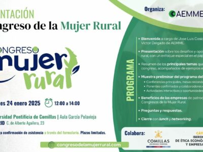 AEMME y TÚrepueblas presentan el I Congreso de la Mujer Rural