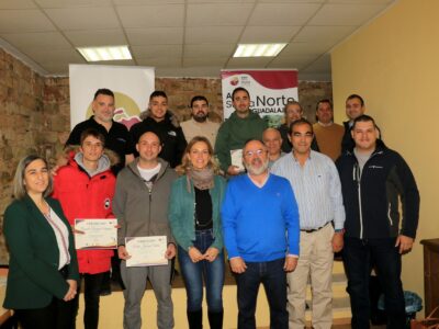 ADEL, con la colaboración de APAG, formó a 17 nuevos pilotos de drones