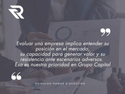 Reinaldo Ramos D’Agostino y Grupo Capital analizan las empresas líderes en bolsa