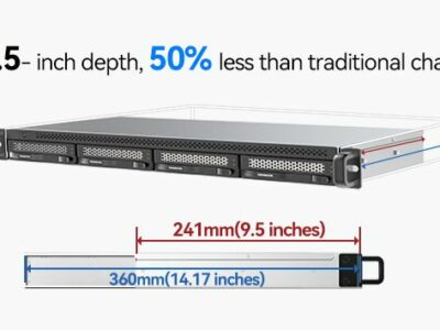 TerraMaster lanza la D4-320U, expansión USB 3.2 de 10Gbps en rack 4 bahías ultracorto para NAS y servidores