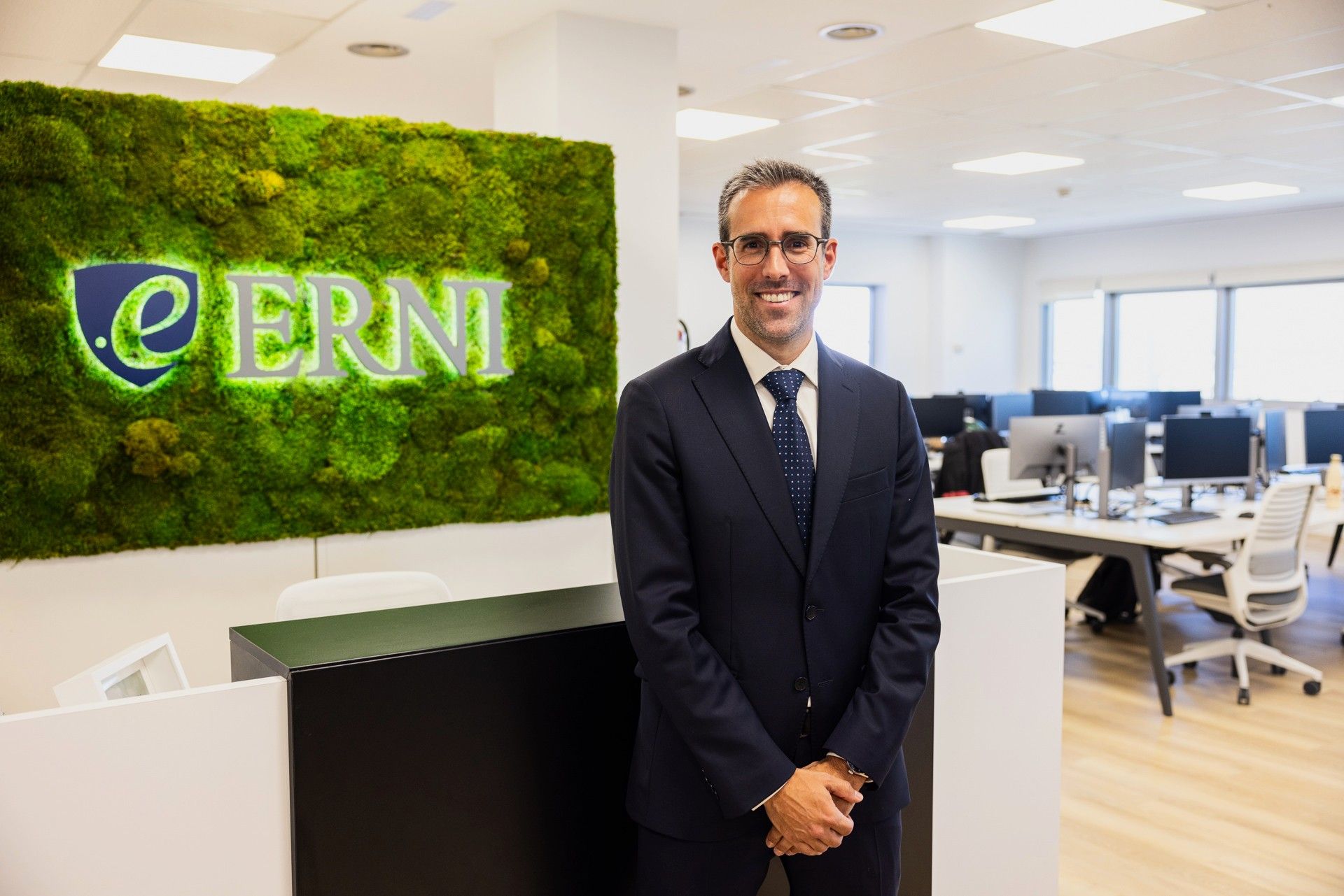 Albert Alsina en las oficinas de ERNI Madrid