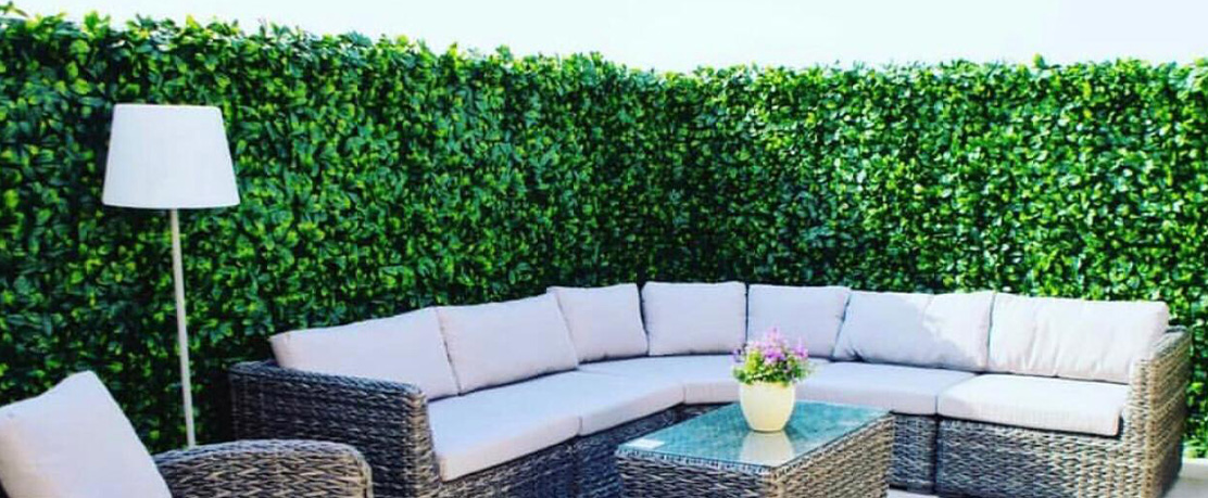 Jardines verticales artificiales: una solución sin mantenimiento