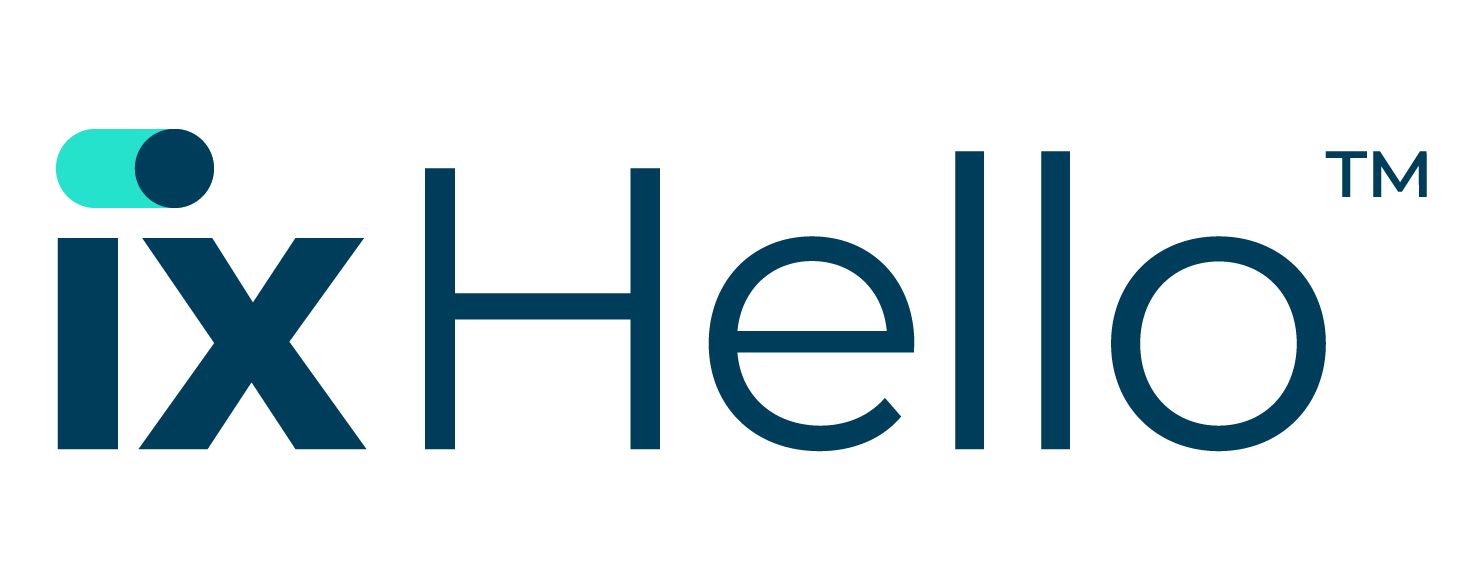 iX Product Logo Hello Dark