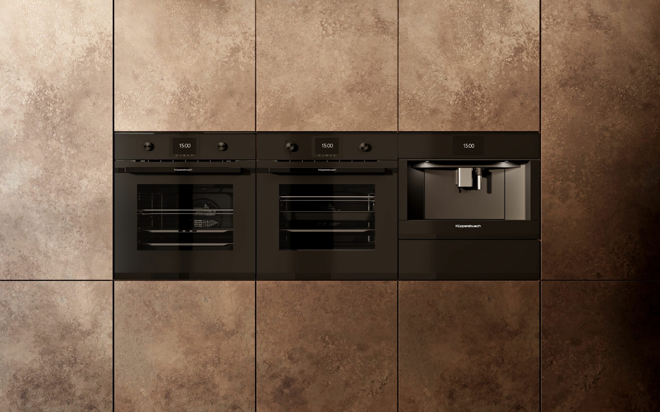 Horno pirolitico con funcion especial para pizza de la serie MattBlack de Kuppersbusch candidato a los Premios Casa Decor 2025 scaled