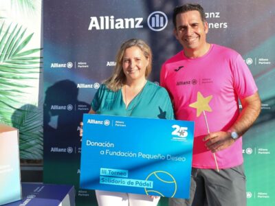 Allianz Partners España organiza su III Torneo de Pádel solidario a favor de la Fundación Pequeño Deseo