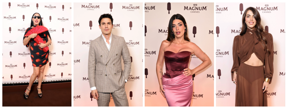 Charli XCX, Rossy de Palma, Álex González, Dulceida y Violeta Mangriñán rompen con lo convencional en la fiesta Magnum en Cannes para presentar la campaña «#CrackIntoPleasure»