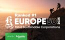 Schneider Electric reconocida como la empresa más Sostenible de Europa por Corporate Knights