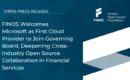 FINOS da la bienvenida a Microsoft como el primer proveedor de nube en unirse a la junta directiva