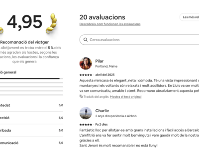 The Tiny House Barcelona, entre el 5 % de alojamientos mejor valorados en Airbnb