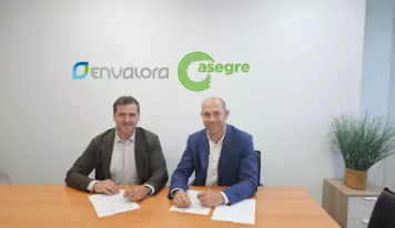 ENVALORA y ASEGRE firman un acuerdo para impulsar la gestión sostenible de los residuos de envases industriales