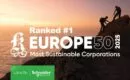 Schneider Electric reconocida como la empresa más Sostenible de Europa por Corporate Knights