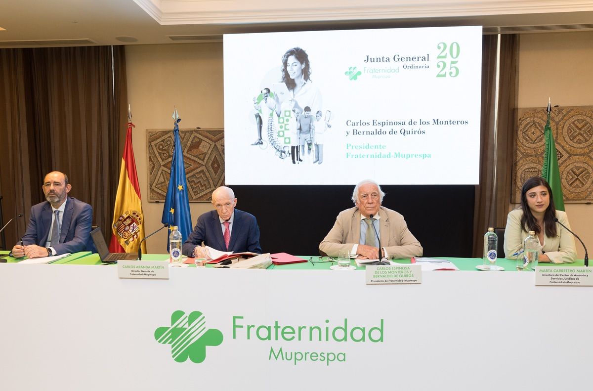 Fraternidad Muprespa Juan Manuel Ruiz Santana Carlos Aranda Carlos Espinosa de los Monteros y Marta Carretero