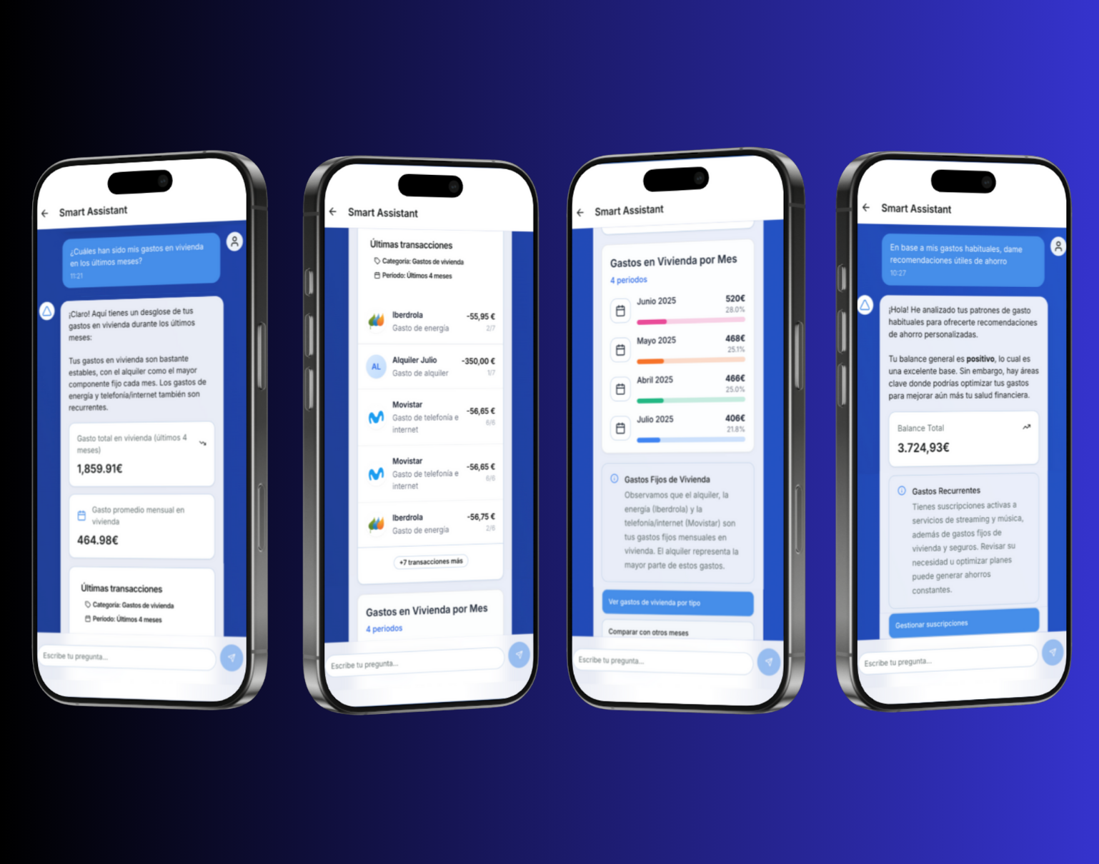 Mock up Smart Assistant Mobile