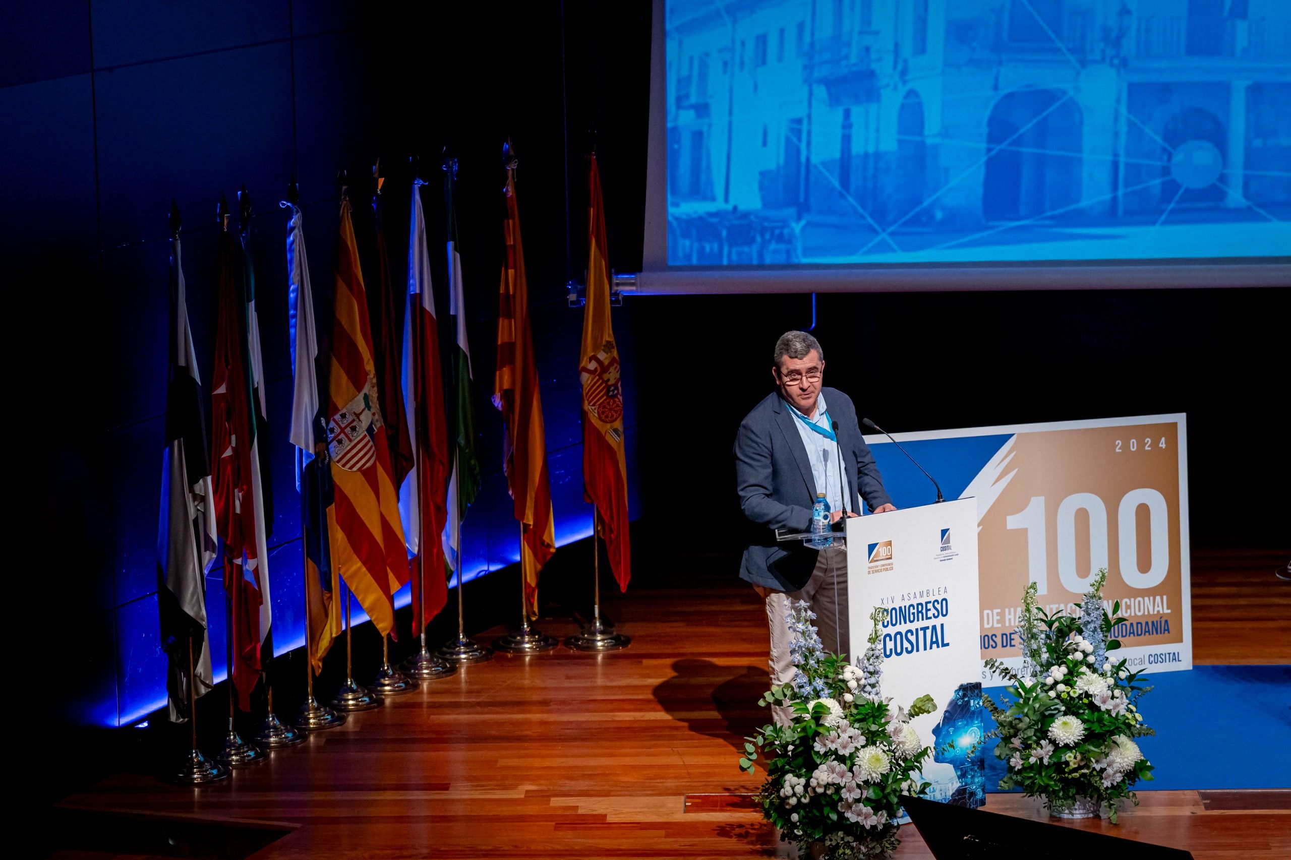 Rafael Santiago en la conmemoracion del Centenario de la habilitacion nacional
