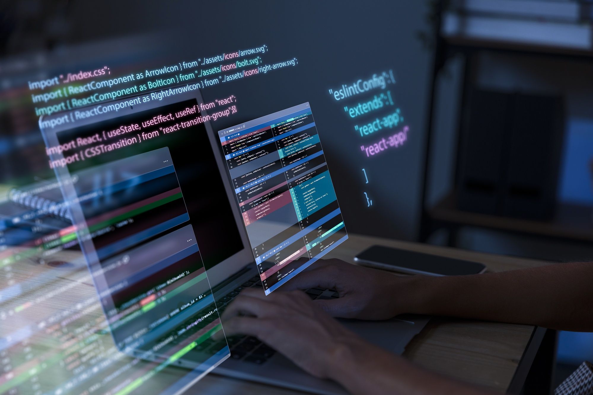 experiencia en programacion con una persona que trabaja con codigos en la computadora