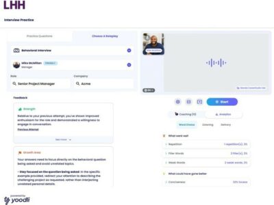 LHH lanza el Centro de Entrevistas LHH, con tecnología Yoodli