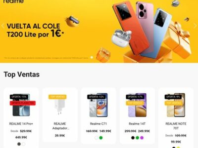 La tienda online oficial de realme España abre sus puertas con grandes ofertas de aniversario