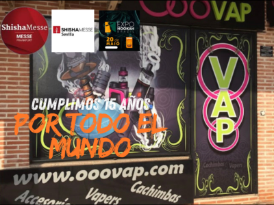 Ooovap celebra 15 años como referente global en vapeo y cachimbas, destacando su diversificación y expansión internacional