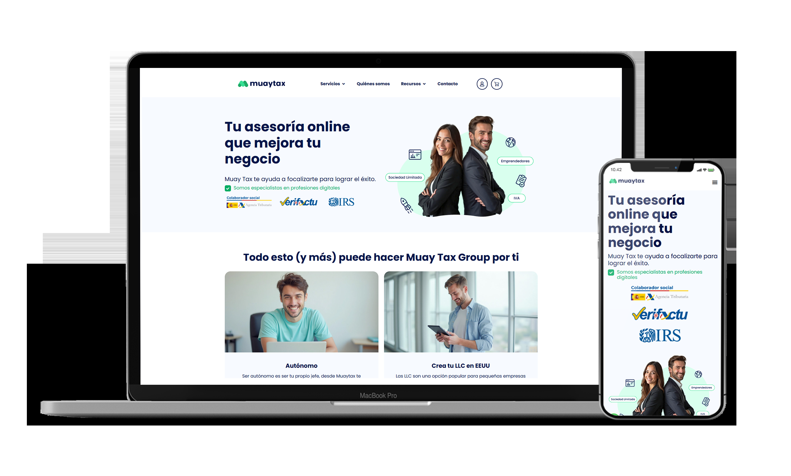 mockup web