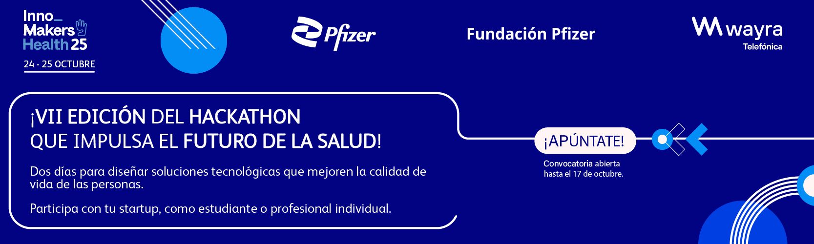 Imagen Innomakers4Health 24 y 25 octubre