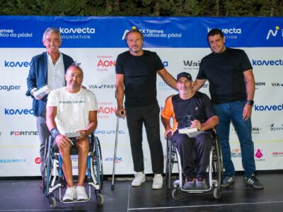 XX Torneo Benéfico de Pádel de Konecta Foundation: 350 participantes y una jornada de inclusión con la FLM