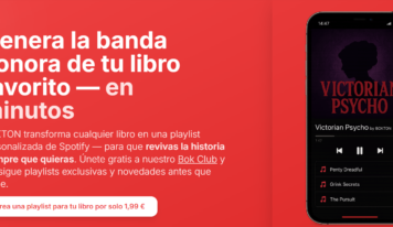 La startup BOKTON lanza la primera app que transforma cualquier libro en una playlist de Spotify con IA