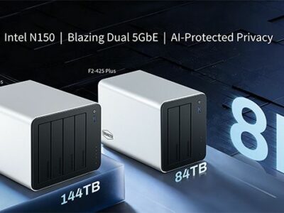 TerraMaster F4-425 Plus y F2-425 Plus: NAS híbrido con Intel N150, doble 5GbE y hasta 144 TB