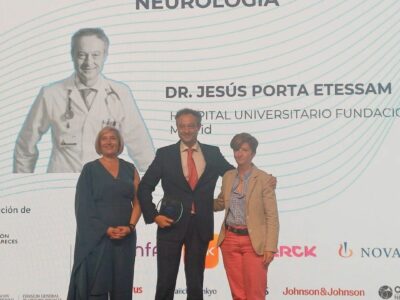 El Dr. Jesús Porta, de la Fundación Jiménez Díaz, reconocido por tercer año consecutivo con el Premio Liderazgo Sanitario Clínico en Neurología