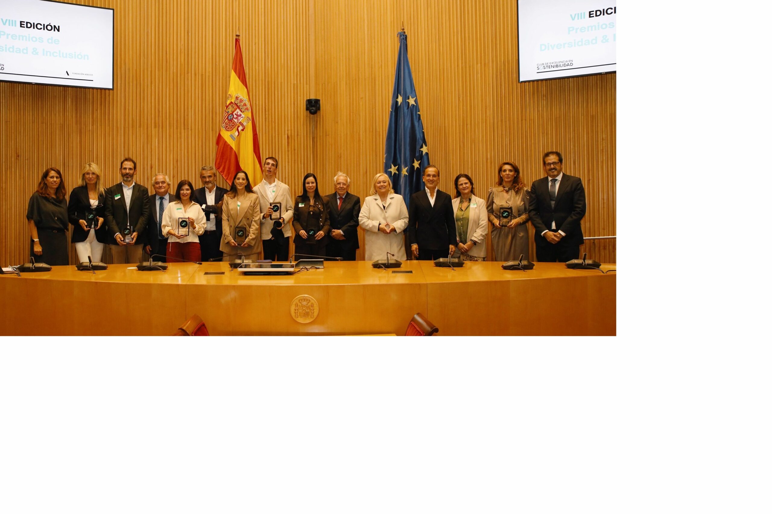 CaixaBank, Femxa, Alsa, Saint-Gobain y KPMG, ganadores de los VIII Premios de Diversidad, Equidad e Inclusión de la Fundación Adecco y el Club de Excelencia en Sostenibilidad 3 Ganadores Premios DEI 2025 Fundacin Adecco 1 scaled