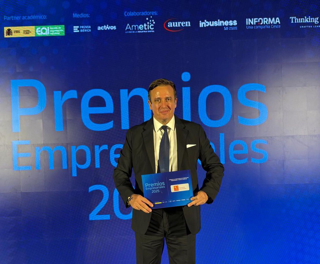 Formación Universitaria se lleva el Premio Excelencia en Formación Profesional y para el Empleo 2025 3 premios empresariales 2025