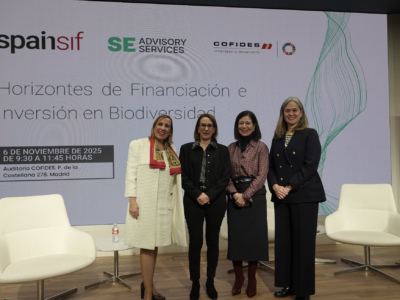 Más del 50% del sector financiero español ya excluye empresas que dañan la biodiversidad, según un nuevo informe de SE Advisory Services y Spainsif