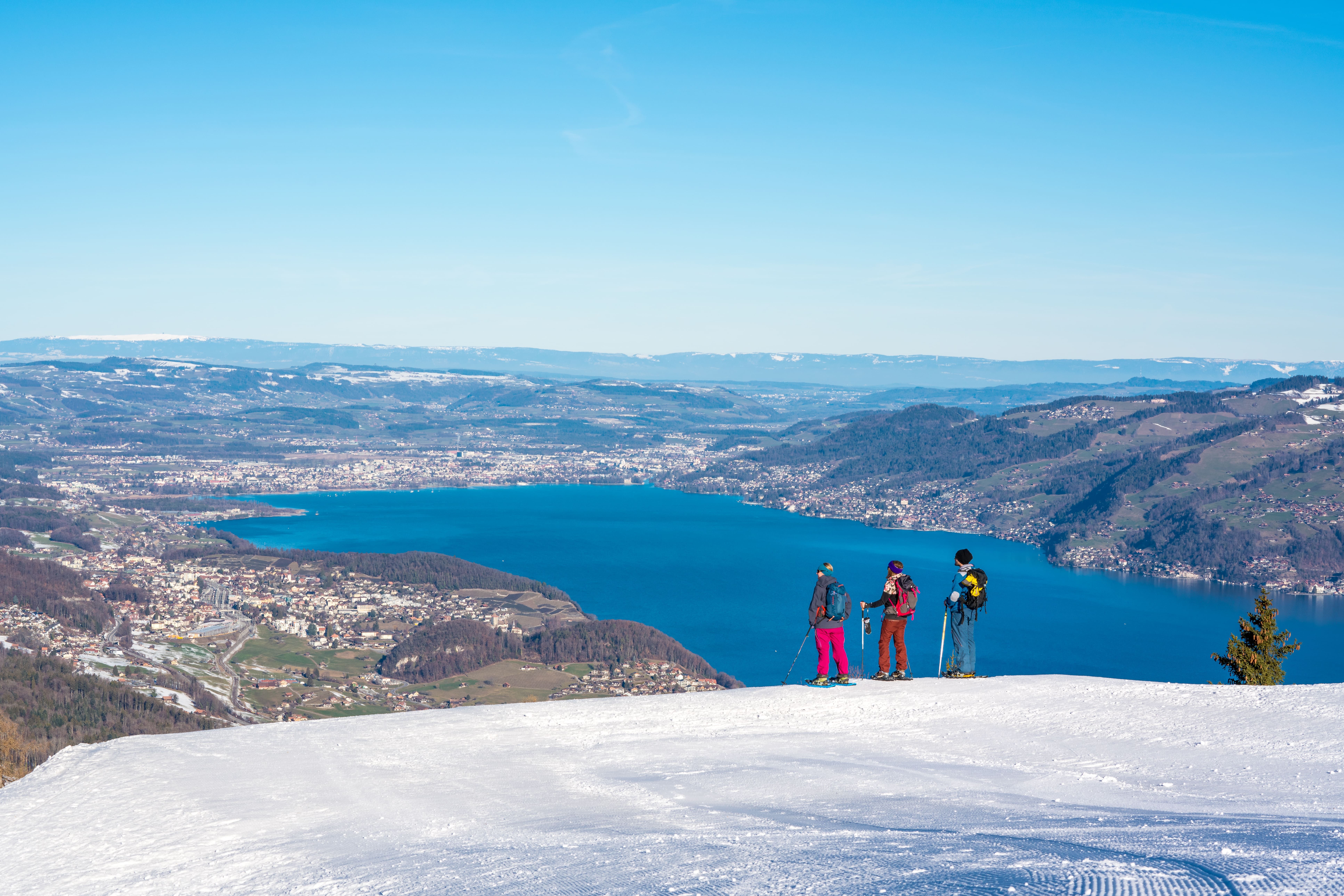 schneeshuhwandern aeschi spiez thun thunersee winter Mike Kaufmann
