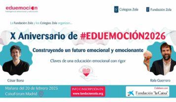 Rafa Guerrero y César Bona abordarán en Eduemoción 2026 cómo educar emocionalmente más allá de las modas
