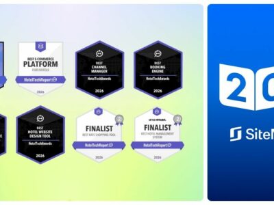 SiteMinder celebra su vigésimo aniversario consolidando su trayectoria en los HotelTechAwards 2026