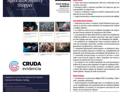 Cruda Evidencia se presenta a los Premios IPMARK en la categoría ‘Top Posicionamiento’ con NeoAttack como aliado estratégico
