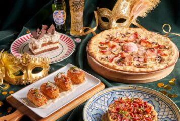 El Carnaval más veneciano se sienta a la mesa en Ginos