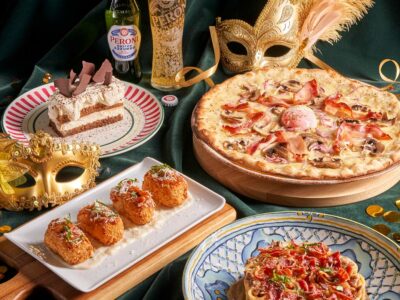 El Carnaval más veneciano se sienta a la mesa en Ginos