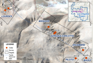 Inicio 66 Camino intercepta cobre de alta ley con 83,5 m al 0,94 % de Cu, incluyendo 7,1 m al 2,13 % de Cu en Perú