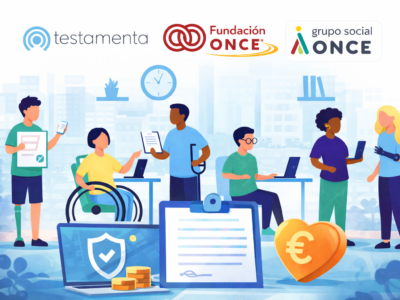 Testamenta y Fundación ONCE lanzan testamentos gratuitos con legado solidario