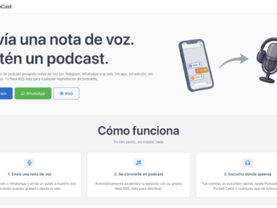 PrestoCast convierte una nota de voz en un podcast en segundos