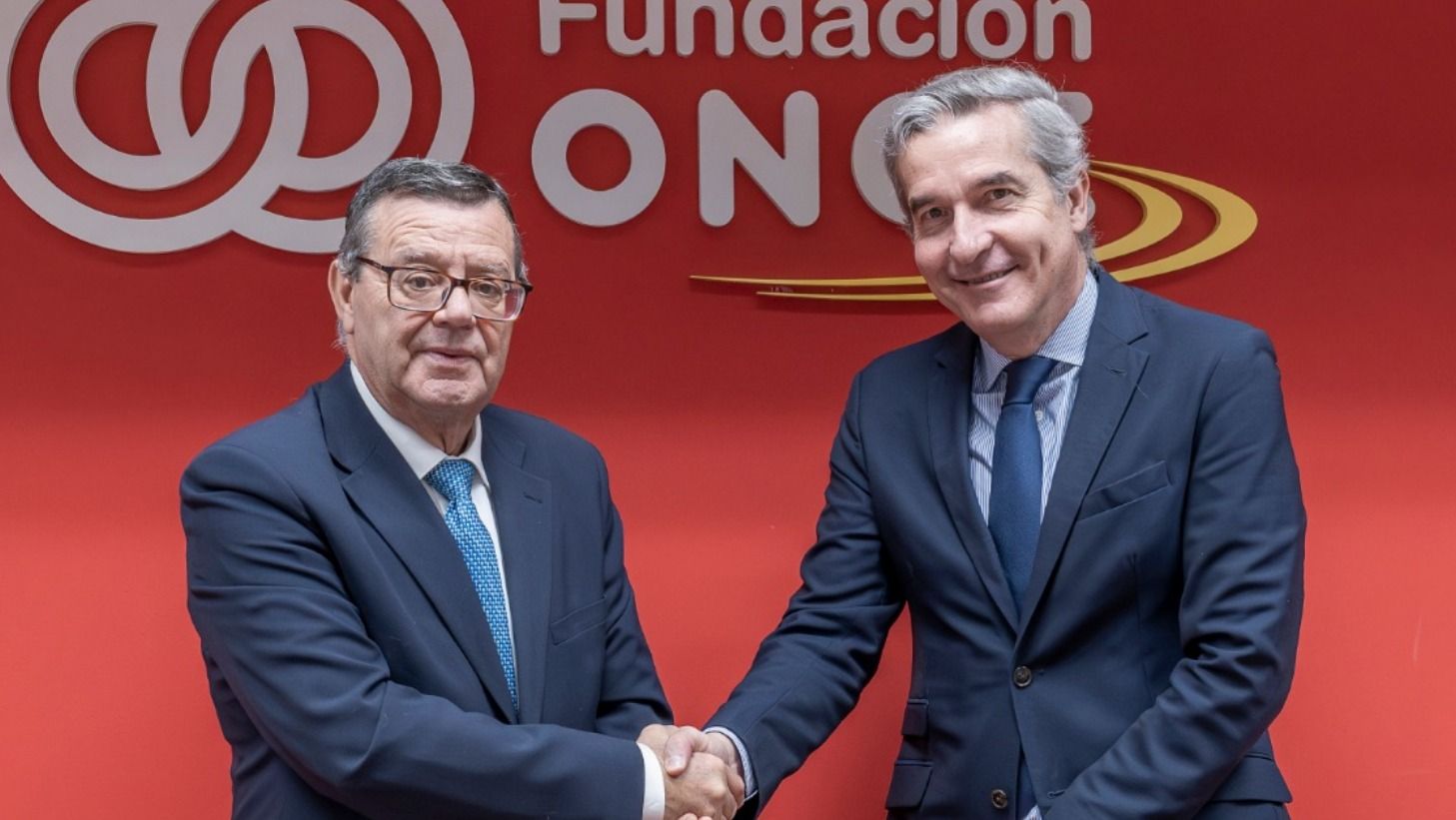 Enrique Garca Gulln CEO de Konecta Iberia y Jos Luis Martnez Donoso director general de Fundacin ONCE