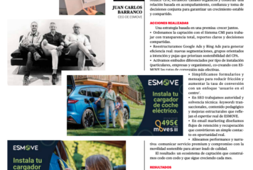 Inicio 66 ESMOVE dispara su captación un 40% y lleva su modelo de crecimiento sostenible a los Premios IPMARK