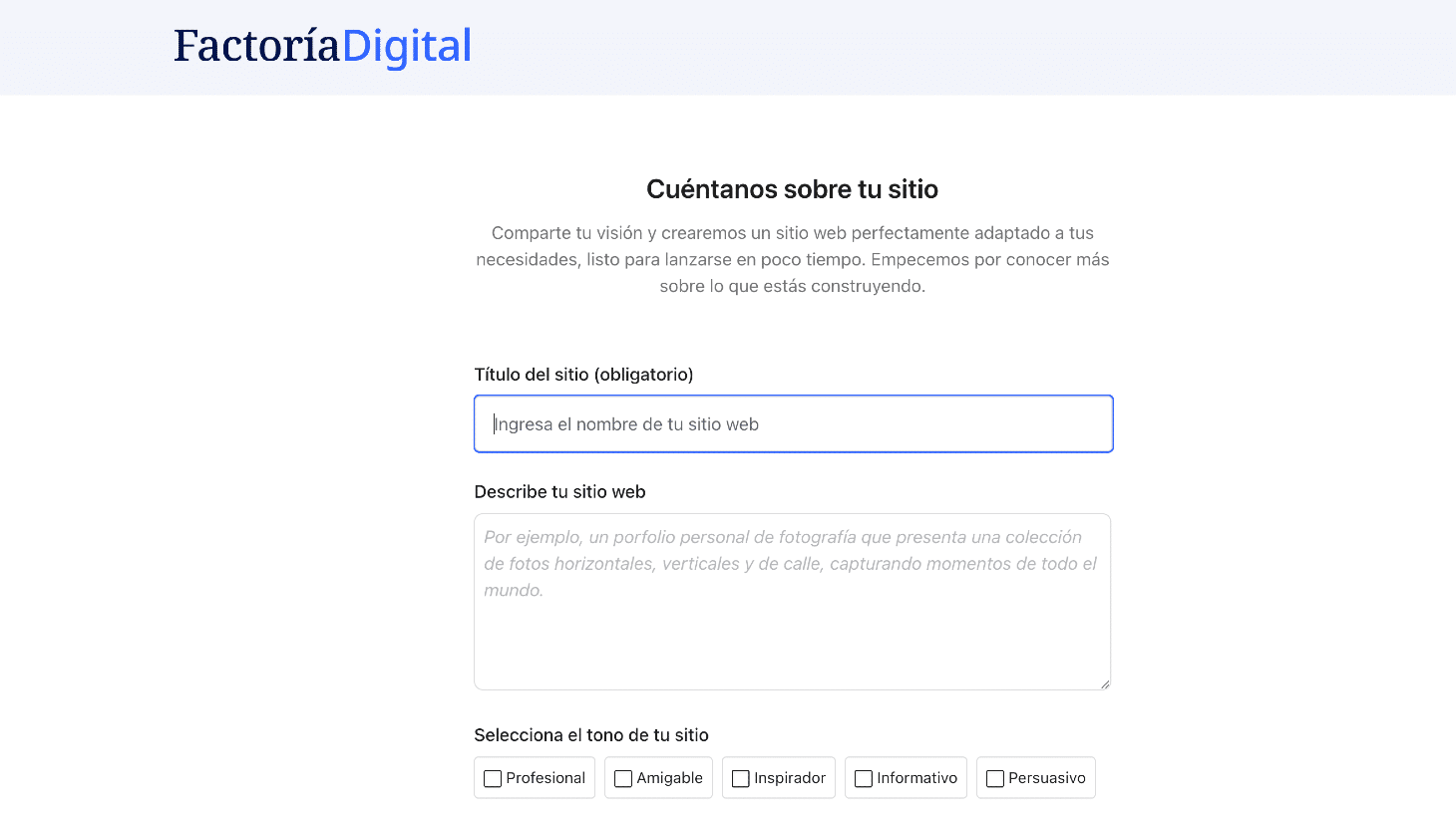 InstaWeb primer paso